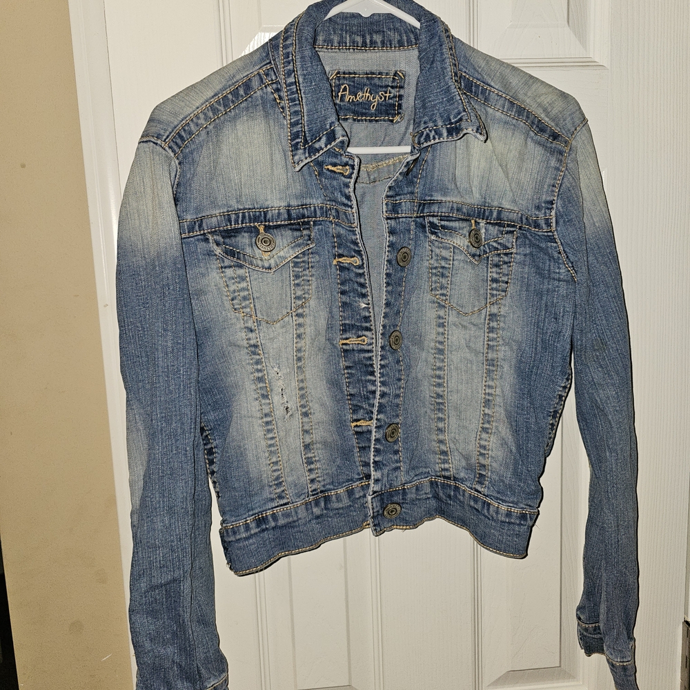 Y2K Amethyst Jeans Light Denim Jacket